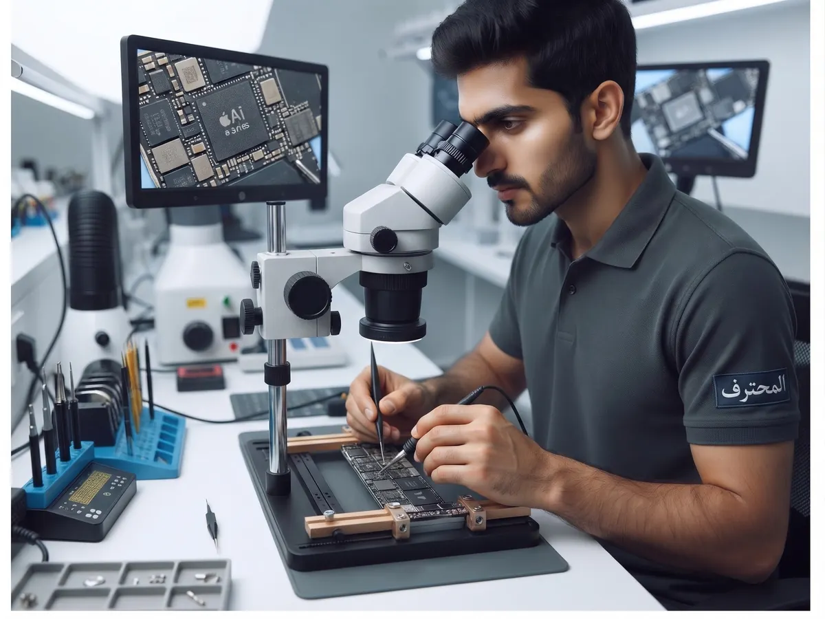 Detailed electronic board inspection