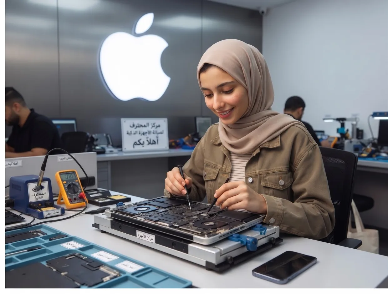 Detailed inspection of laptop components